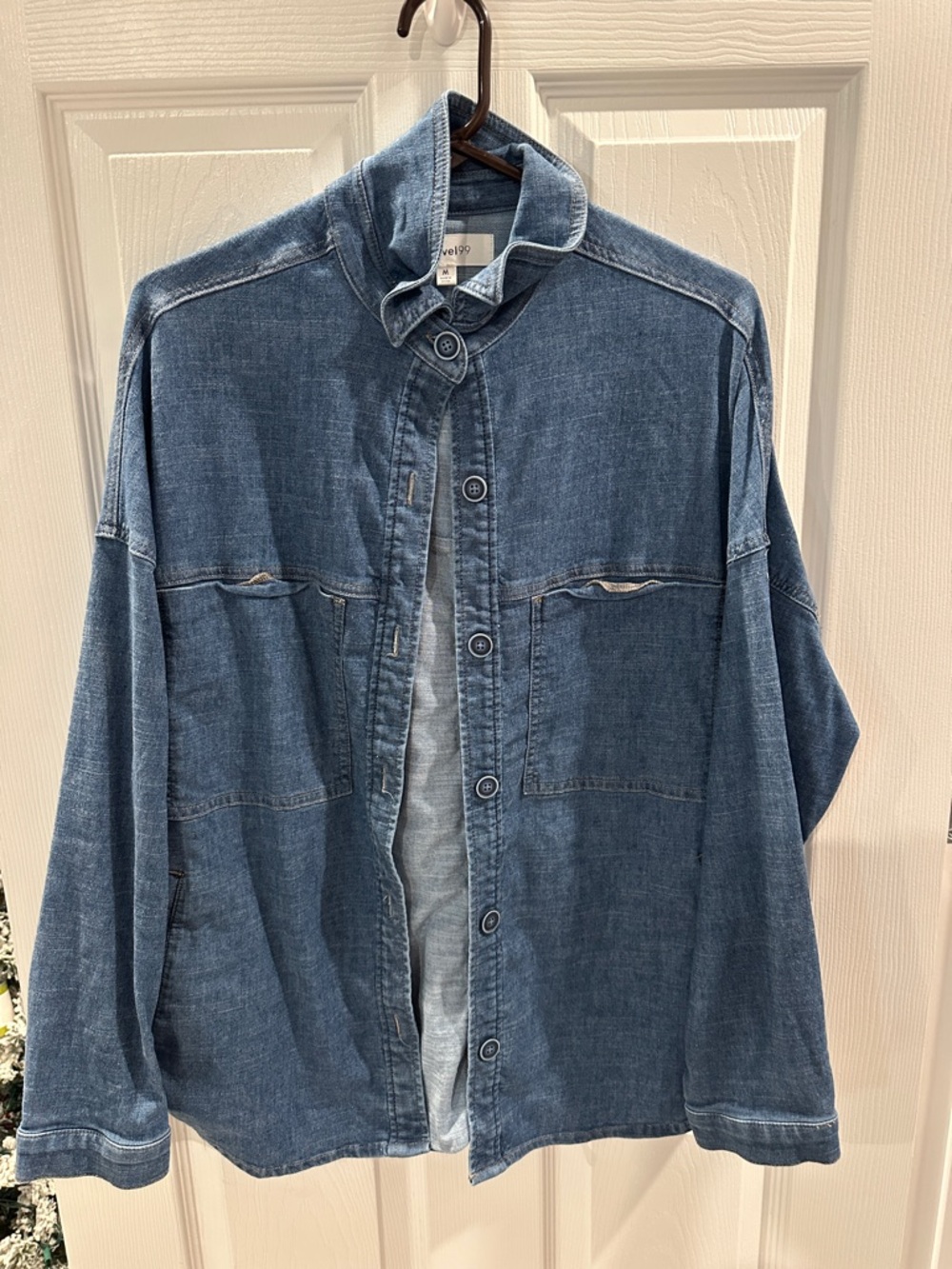 Level 99 Women's Light Blue Denim Jacket